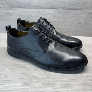Amberjack The Original Obsidian Black Leather Dress Shoes Oxfords Mens Size 15
